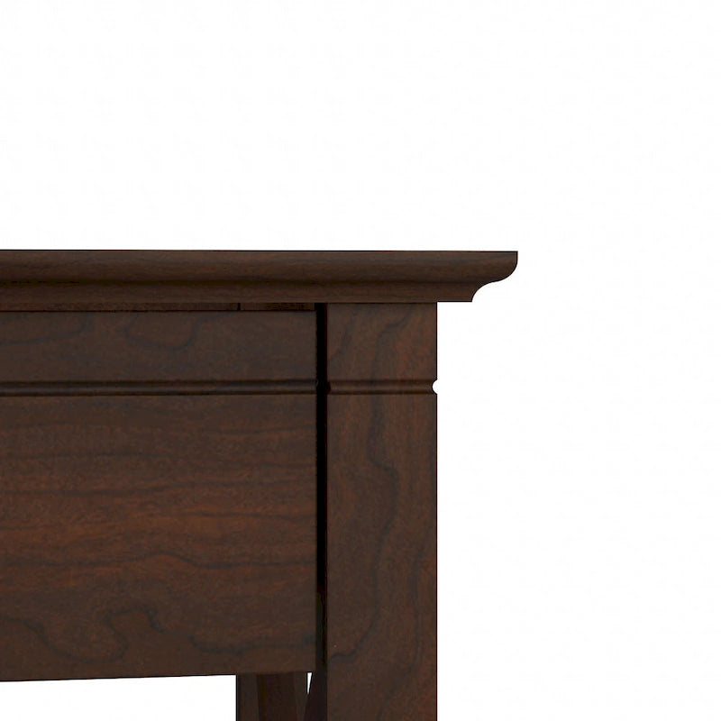 Table de chevet côtière avec motif en X, tiroir et étagère – Plusieurs coloris, assemblage par 1 personne