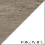 Table de chevet côtière avec motif en X, tiroir et étagère – Plusieurs coloris, assemblage par 1 personne