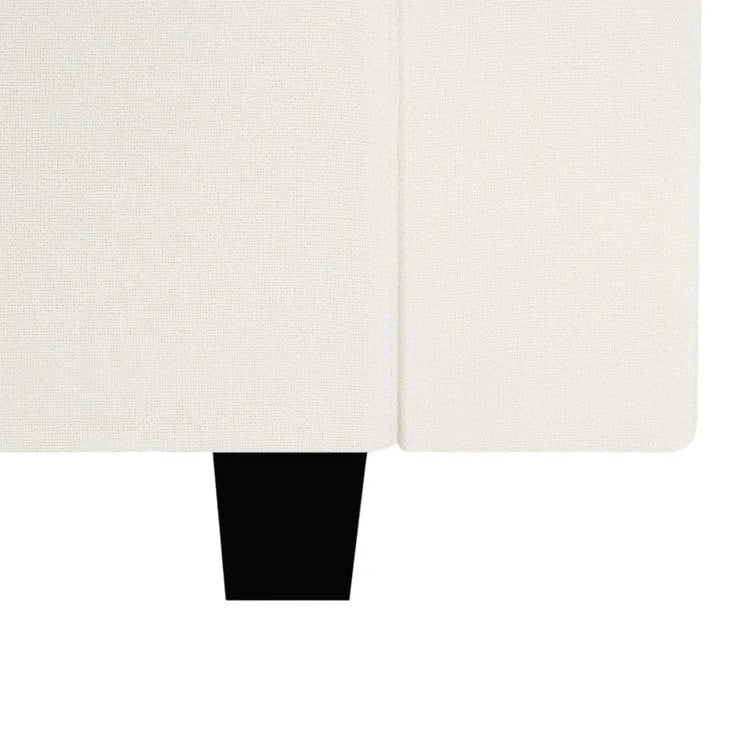 Canapé modulaire 2 places en lin beige