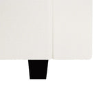 Canapé modulaire 2 places en lin beige