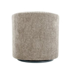 Fauteuil pivotant, Tissu rembourré, Une place (Gris foncé / Bleu / Rose / Beige)