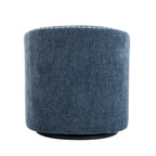 Fauteuil pivotant, Tissu rembourré, Une place (Gris foncé / Bleu / Rose / Beige)