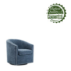Fauteuil pivotant, Tissu rembourré, Une place (Gris foncé / Bleu / Rose / Beige)