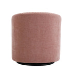 Fauteuil pivotant, Tissu rembourré, Une place (Gris foncé / Bleu / Rose / Beige)