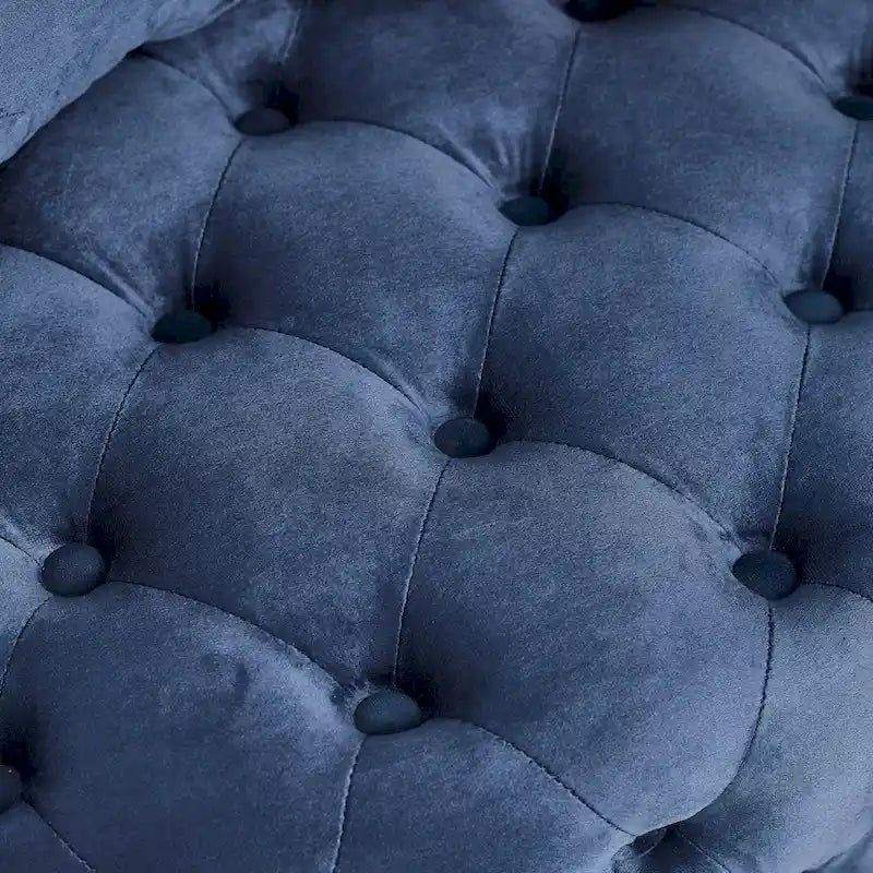 Fauteuil pivotant en velours – capitonné, une place | Kaki / Rose / Beige / Gris / Noir / Vert