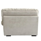 Causeuse 2 places beige / rose / grise avec housse amovible