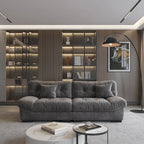 Causeuse 2 places beige / rose / grise avec housse amovible