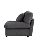 Causeuse 2 places beige / rose / grise avec housse amovible