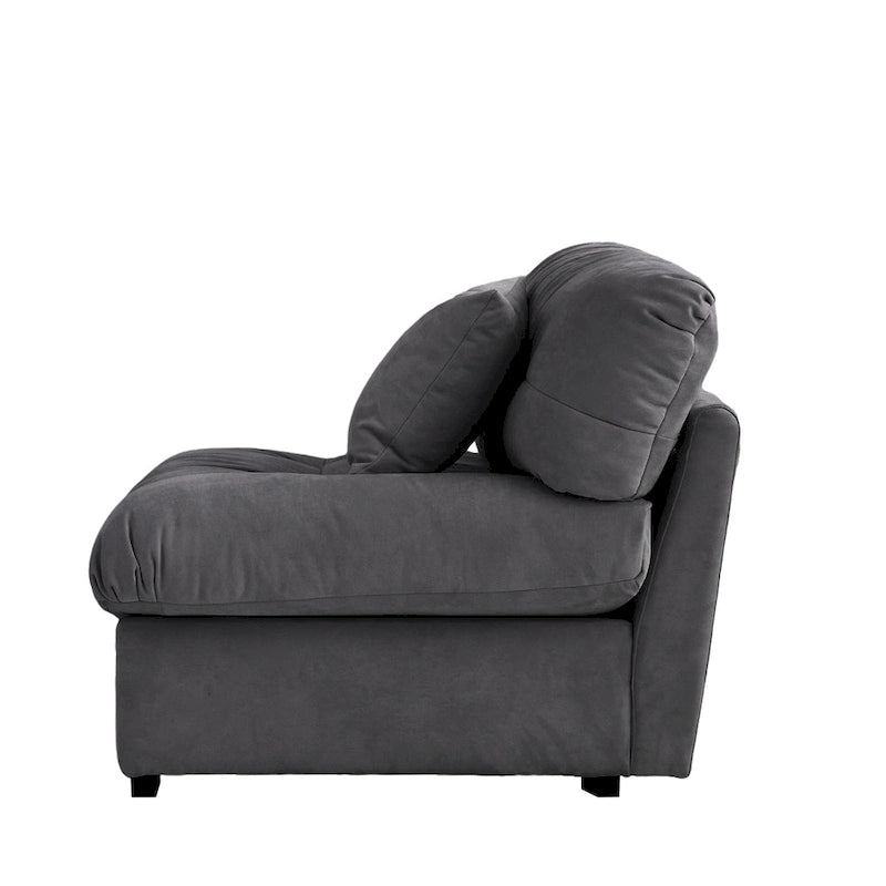 Causeuse 2 places beige / rose / grise avec housse amovible