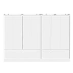 Armoire penderie blanche à portes coulissantes, 1 à 2 personnes
