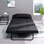 Sleeper Chair Bed, 4 In 1 Multi-Function Convertible Ottoman Bed, Breathable Linen Bed Chair, Convertible Sofa Bed