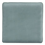 Banc ottoman à piétement en X – Rembourré en lin | Détails cloutés | 1 place | 7 coloris