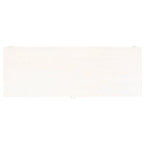 Meuble TV 2 portes 2 étagères en bois de manguier blanchi, 42"L x 15"P x 26"H