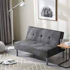 Mini-futon universitaire - Gris acier par DormCo
