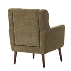 Fauteuil d'appoint rembourré en chenille, une place, 7 coloris