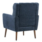 Fauteuil d'appoint rembourré en chenille, une place, 7 coloris