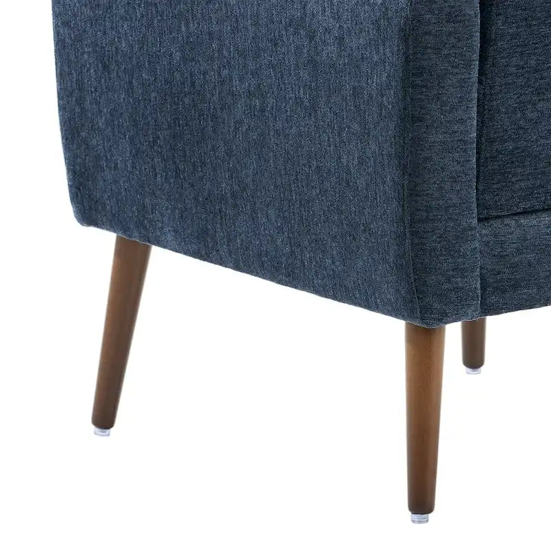 Fauteuil d'appoint rembourré en chenille, une place, 7 coloris