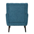 Fauteuil d'appoint rembourré en chenille, une place, 7 coloris