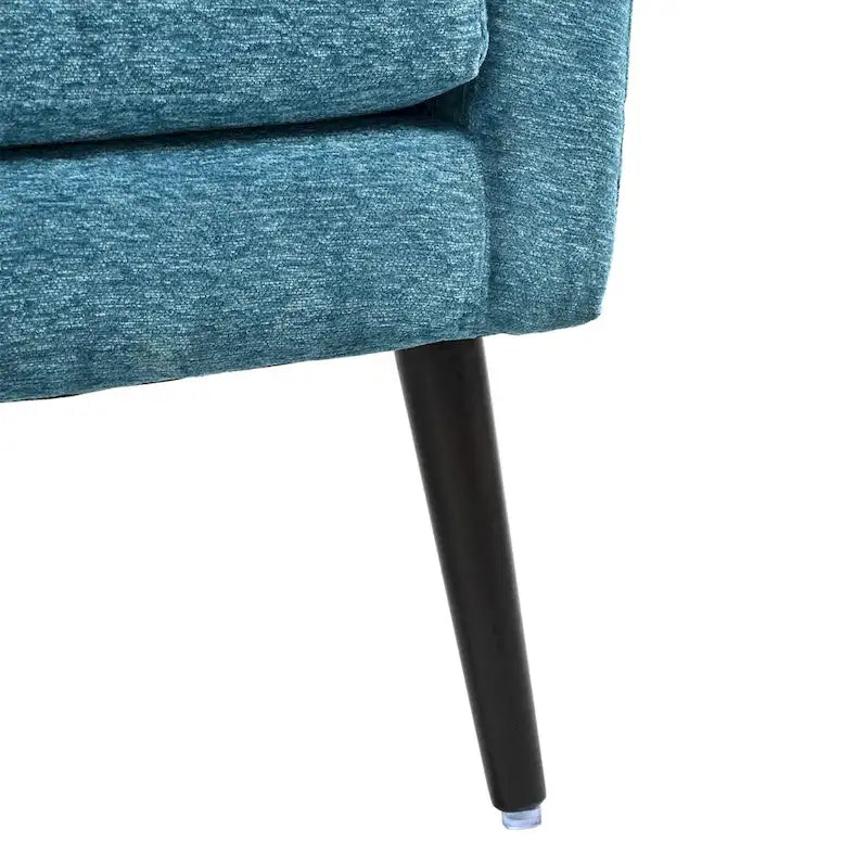 Fauteuil d'appoint rembourré en chenille, une place, 7 coloris