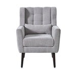 Fauteuil d'appoint rembourré en chenille, une place, 7 coloris