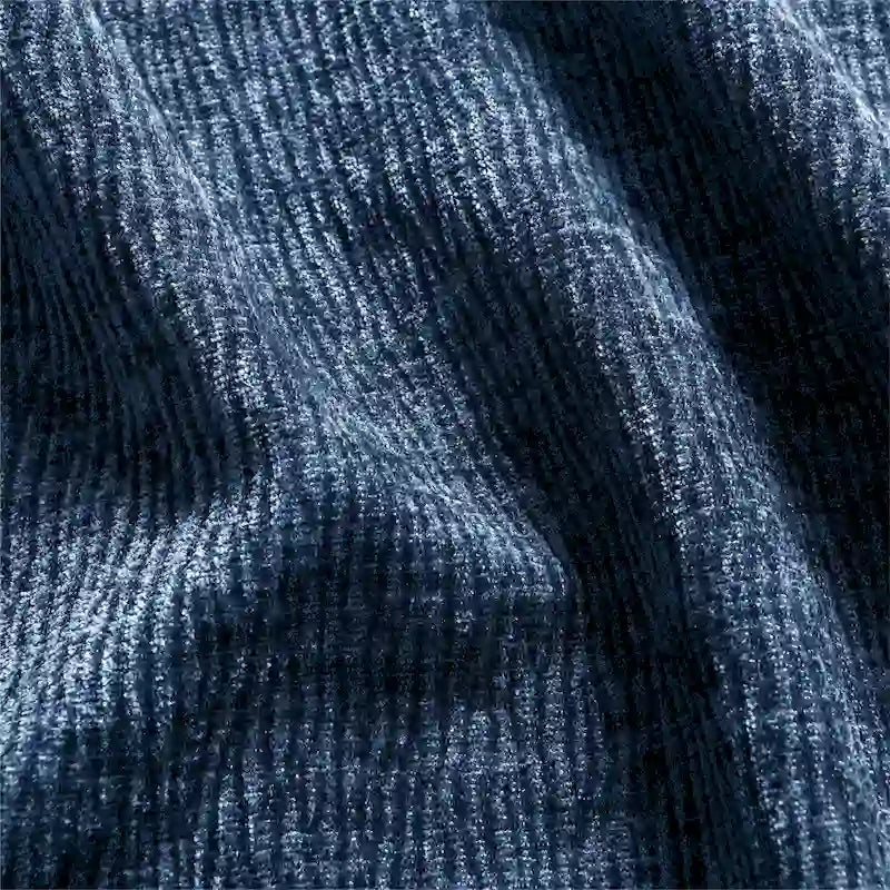 Canapé d'angle modulaire en U gris foncé / beige / bleu marine, chenille, 4 à 6 places