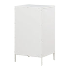 Commode de rangement à 3 tiroirs Chêne / Blanc, 1 personne