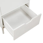 Commode de rangement à 3 tiroirs Chêne / Blanc, 1 personne
