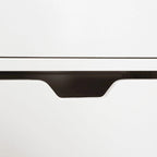 Commode de rangement à 3 tiroirs Chêne / Blanc, 1 personne