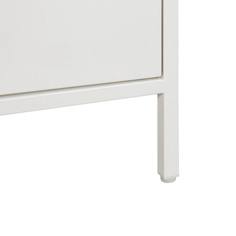 Commode de rangement à 3 tiroirs Chêne / Blanc, 1 personne