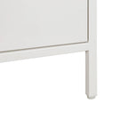 Commode de rangement à 3 tiroirs Chêne / Blanc, 1 personne