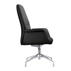 Fauteuil de bureau pivotant en similicuir à hauteur réglable – Siège simple (blanc/noir/gris/marron)