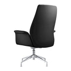 Fauteuil de bureau pivotant en similicuir à hauteur réglable – Siège simple (blanc/noir/gris/marron)